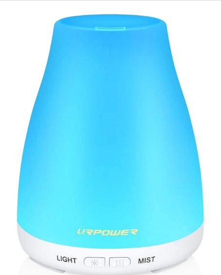 floor humidifier with essential oil tray