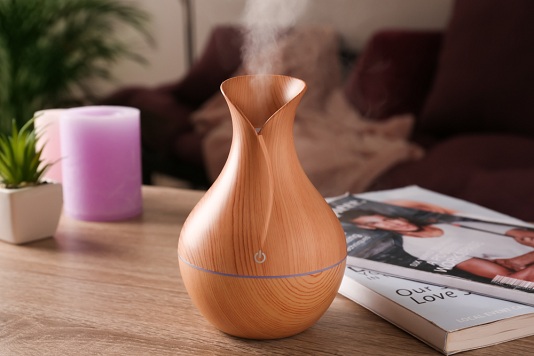 essential oils in humidifier